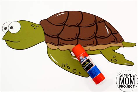 Cut And Paste Sea Turtle Craft For Kids With Free Template Vrogue