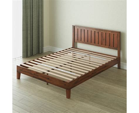 Zinus Deluxe Solid Wood Bed Frame Espresso Nz