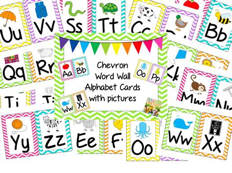 Its A Jungle Out There A Kindergarten Blog Alphabet Word Wall Cards
