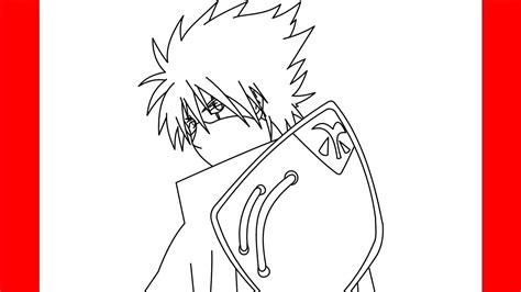 How To Draw Kakashi Hatake Hokage From Naruto Step By Step Drawing