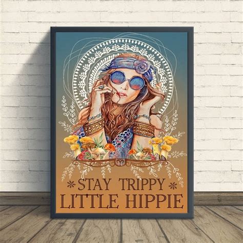 Hippie Girl Art Etsy