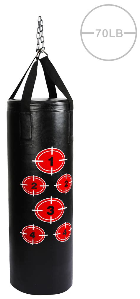 Everyday Essentials Workout Mma 70 Pound Heavy Boxing Punching Bag With