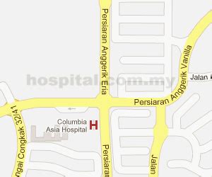 3, persiaran anggerik eria, bukit rimau, seksyen 32, bukit rimau, 40460 shah alam, selangor, malaisia , avada nüüd. Columbia Asia Hospital - hospital.com.my