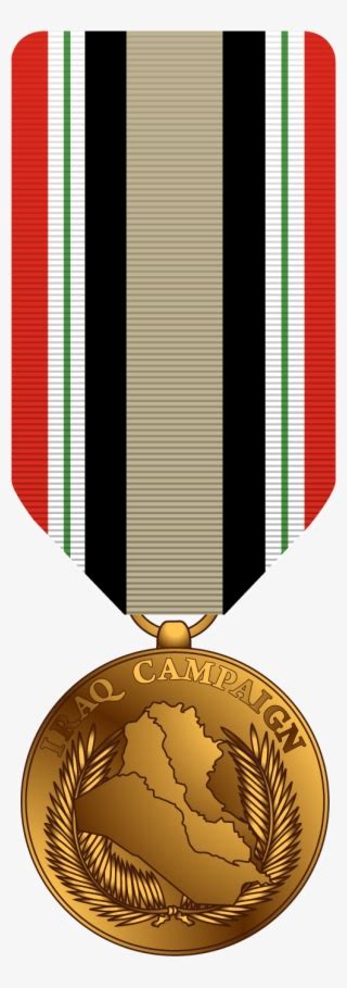 Iraq Campaign Military Medal Gold Medal Png Image Transparent Png