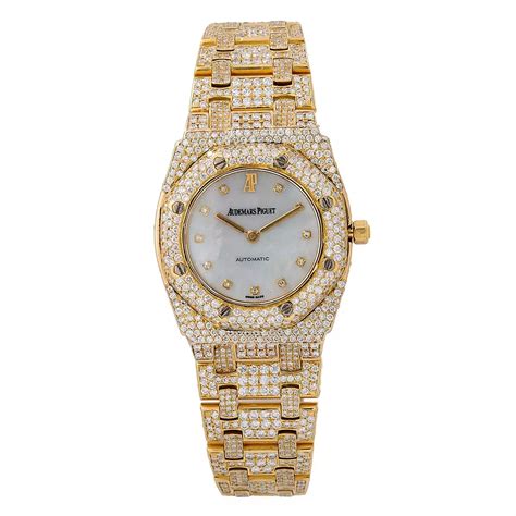 iced out rolex watch datejust diamond bezel 20ct ice storm gems