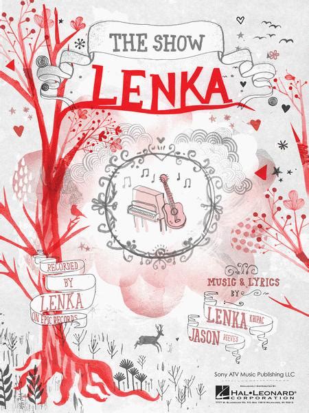 Sheet Music Lenka The Show Piano Vocal And Guitar