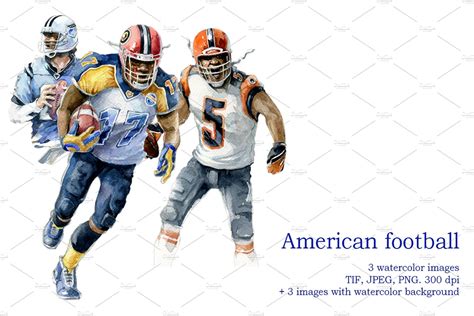 American Football Sports Illustrations ~ Creative Market