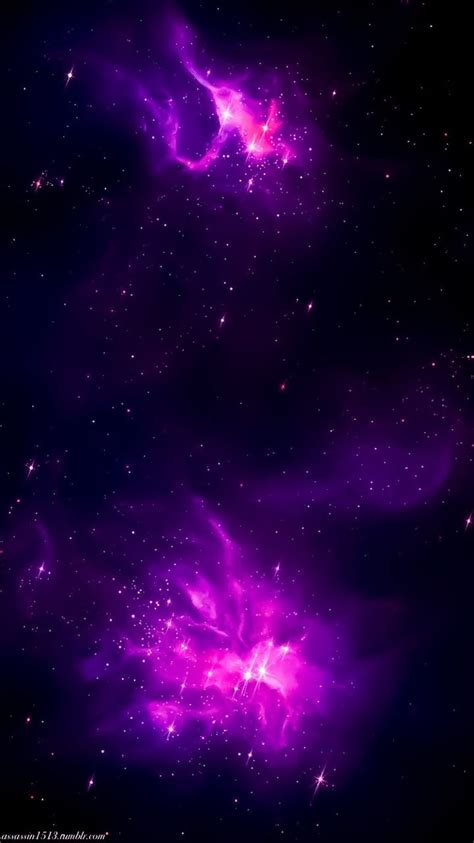 Aesthetic Galaxy Background Purple Musadodemocrata