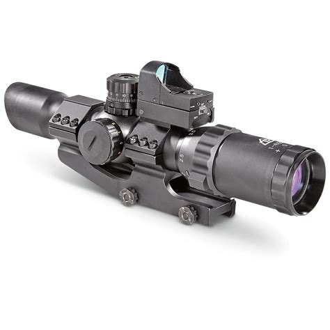 Trinity Force 1 4x28mm Assault Riflescope Red Dot Combo 657844