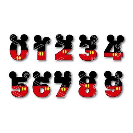 Download Mickey Mouse Numbers SVG DXF | Mickey mouse crafts, Mickey ...