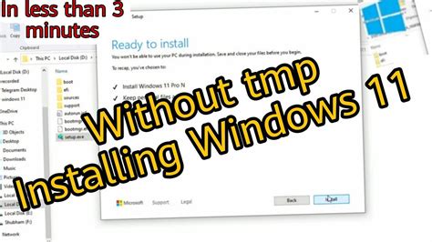 How To Install Windows 11 Without Tpm Fix Tpm Problem Install Windows