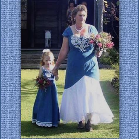 Kaci Flowergirl Dress | I Do In Denim Western Wedding Wear
