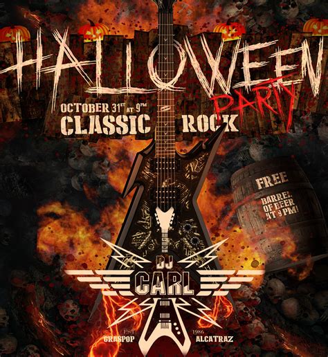 Halloween Classic Rock Party Biebob Concerts