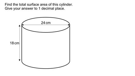 How To Calculate The Total Surface Area Of A Cylinder What Is The