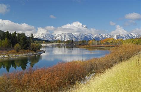 Oxbow Bend In Snake River Grand Teton Np Wyoming Usa Photograph By