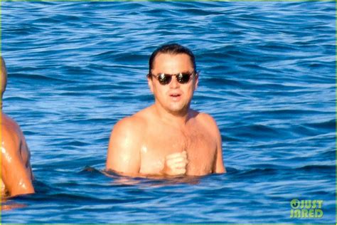 Leonardo Dicaprio Goes Shirtless For A Swim In Malibu Photo Leonardo Dicaprio