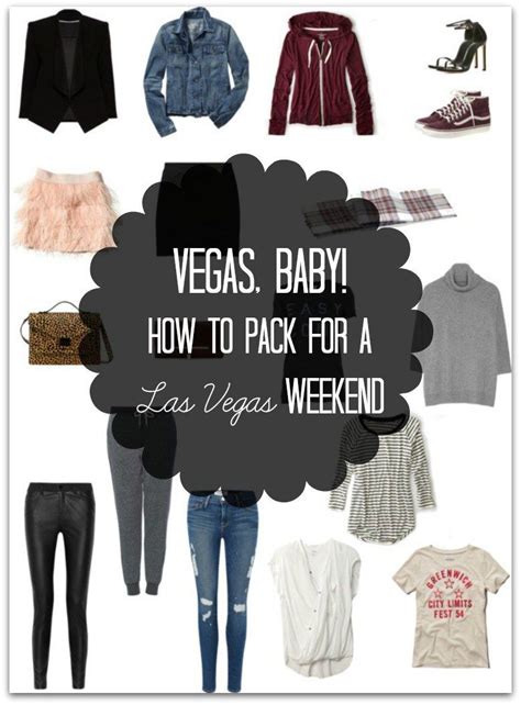What To Pack For A Weekend In Vegas Header Las Vegas Packing List