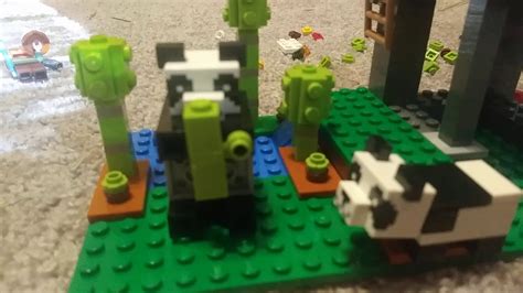 Lego Minecraft Panda Nursery Set Review Youtube