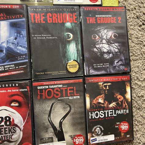 Horror Dvds Saw The Grudge Paranormal Activity Days Later Hostel Chainsaw Ebay