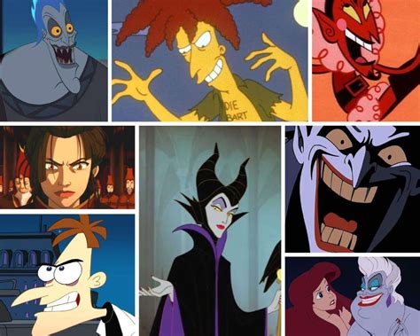 20 Iconic Evil Cartoon Characters