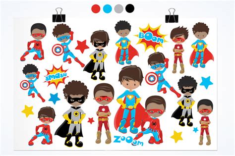 Superhero Boys Graphics And Illustrations By Prettygrafik Design