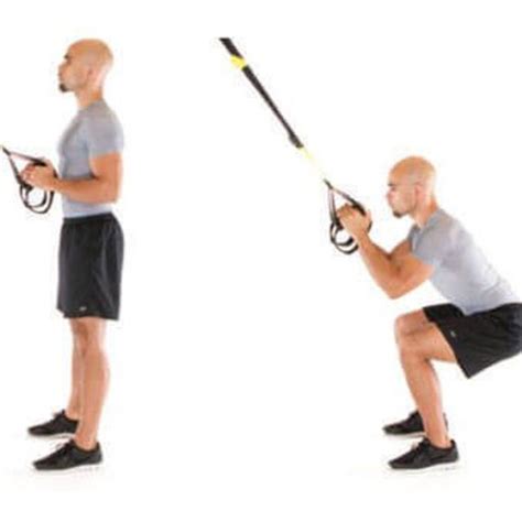 Trx Squats Exercise How To Workout Trainer By Skimble