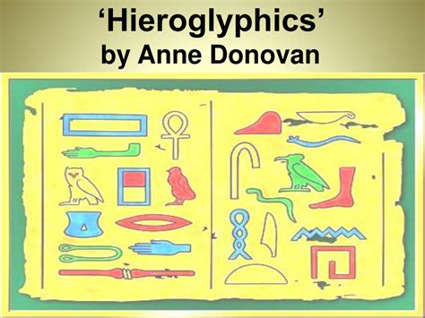 Ppt ‘hieroglyphics By Anne Donovan Powerpoint Presentation Free
