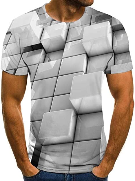 T Shirts For Men 3d Printsummer Mens 3d Printing T Shirt Ound Neck T