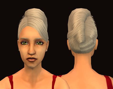 Mod The Sims Updo Hair Default Custom