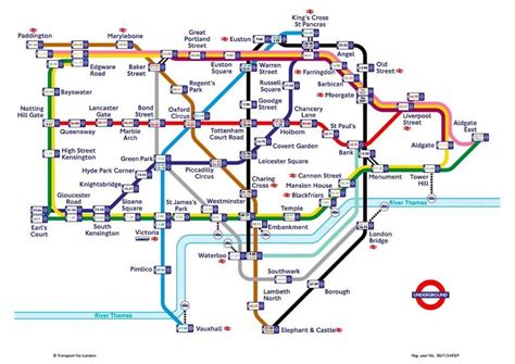 London Transport Zones 1 6 Map Transport Informations Lane
