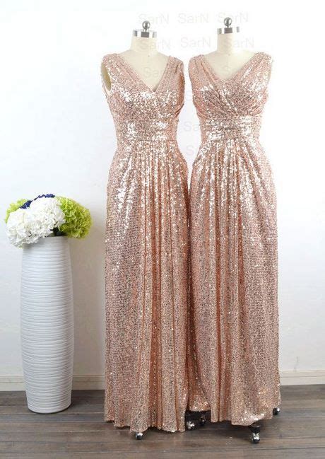 Champagne Gold Bridesmaid Dresses