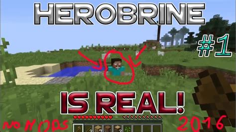 Herobrine Is Real Part 1 Youtube