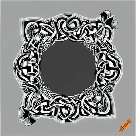 Celtic Knot Frame Illustration On Craiyon