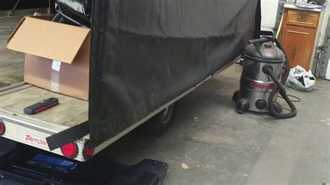 Snowmobile Trailer Cover The Cheaper Option Part 4 Youtube