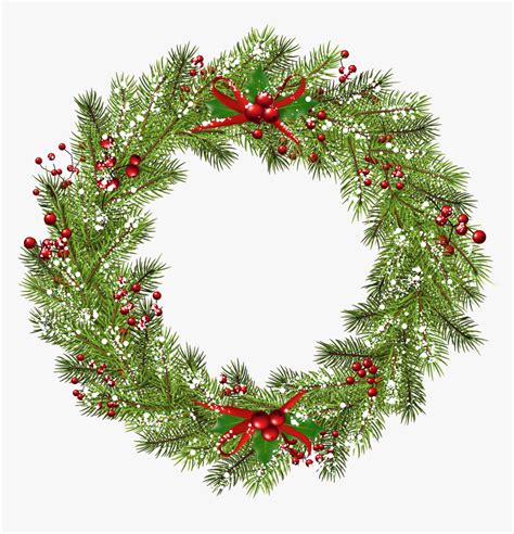Wreath Christmas Clip Art Christmas Wreath Png Free Transparent Png