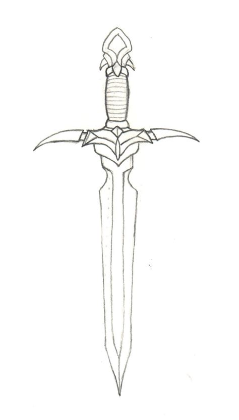 Macbeth Dagger Drawing Sketch Coloring Page