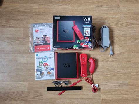 Red Wii Mini Mario Kart Bundle Tested And Authentic Complete In Box Etsy