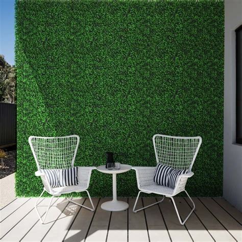 12 Packs 20 X 20 Faux Grass Wall Panels High Density Boxwood Panels For