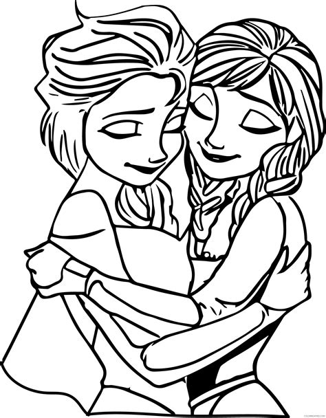Anna And Elsa Para Colorear Images And Photos Finder