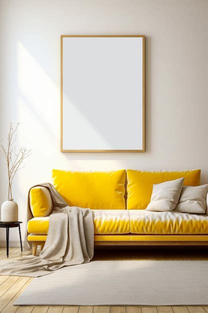 Premium Psd Modern Livingroom Wall Art Display