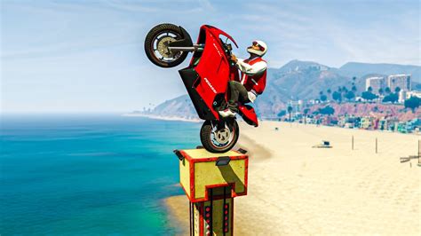Craziest Motorbike Stunt Gta 5 Stunts And Fails Youtube