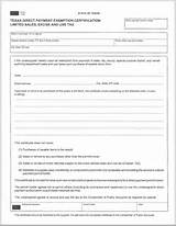 Pictures of Texas State Sales Tax Form