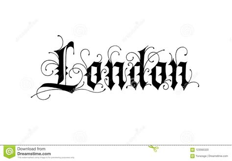 London Logo Design Stock Vector Illustration Of Background 123565320