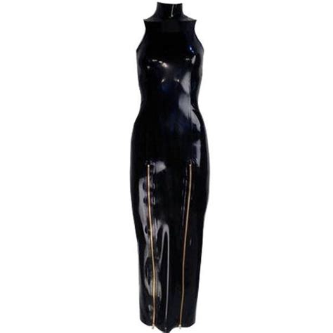 Latex Rubber Hobble Long Gown By Vex Clothing Designer Latex Etsy