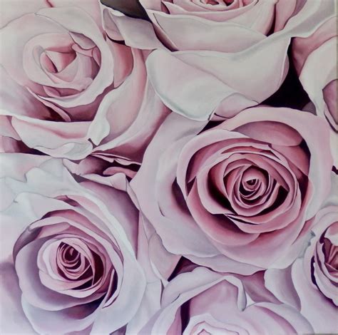 Peinture Roses Roses Toile 2