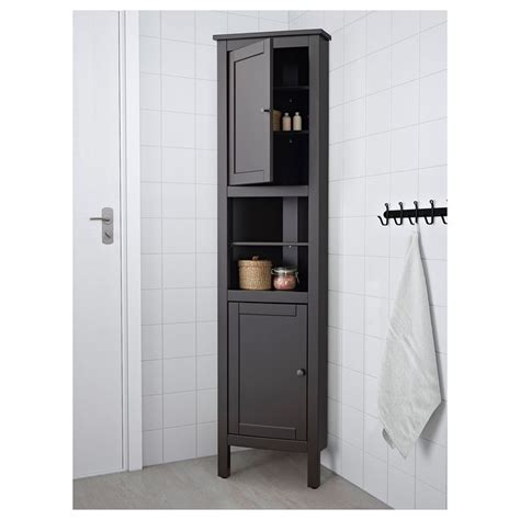 Stable &handyman robi have multiple pieces of the hemnes line of furniture and it is always built and. IKEA - HEMNES Corner cabinet black-brown | Bathroom corner ...