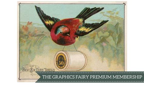Sewing Ephemera Kit Graphics Fairy Premium Membership The Graphics Fairy