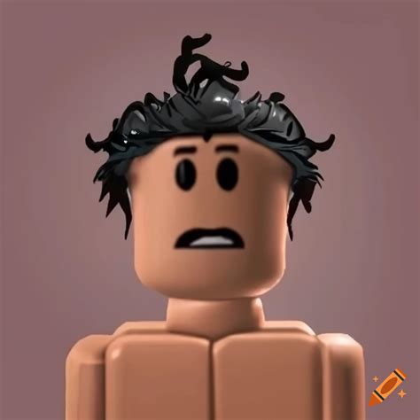 Brown Skinned And Black Haired Roblox Character With An Innocent And