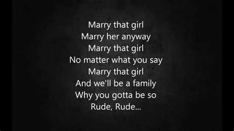 Magic Rude Lyrics By Lyricmonkey Youtube