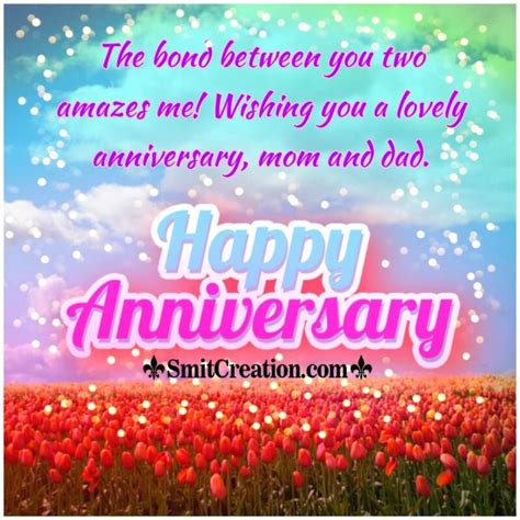 Lovely Anniversary Wishes For Mom And Dad